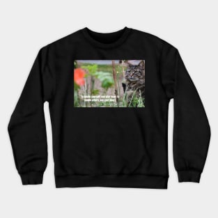 To handle yourself, use your head; to handle others, use your heart wall frame Crewneck Sweatshirt